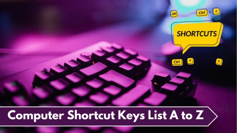 Computer Shortcut Keys