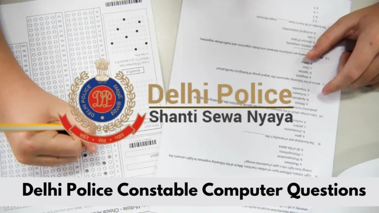 Delhi Police Constable Computer Questions