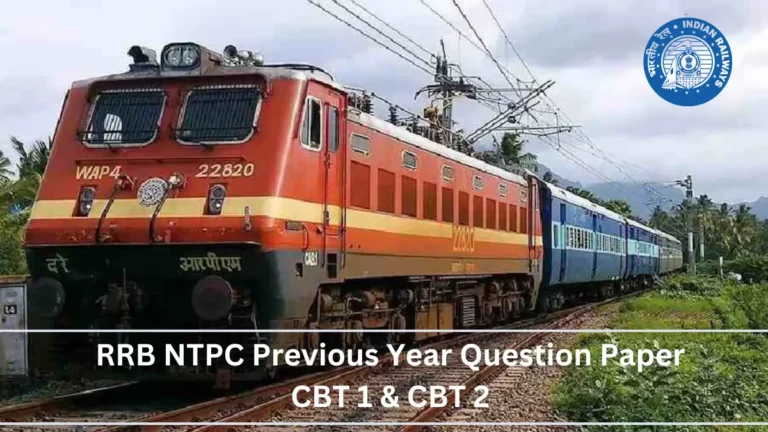 RRB NTPC Previous Year Question Paper